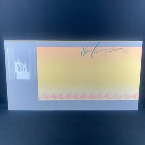 Vintage Nike Cherry Blossom Lincoln Memorial Poster Signed Limited Edition 1986